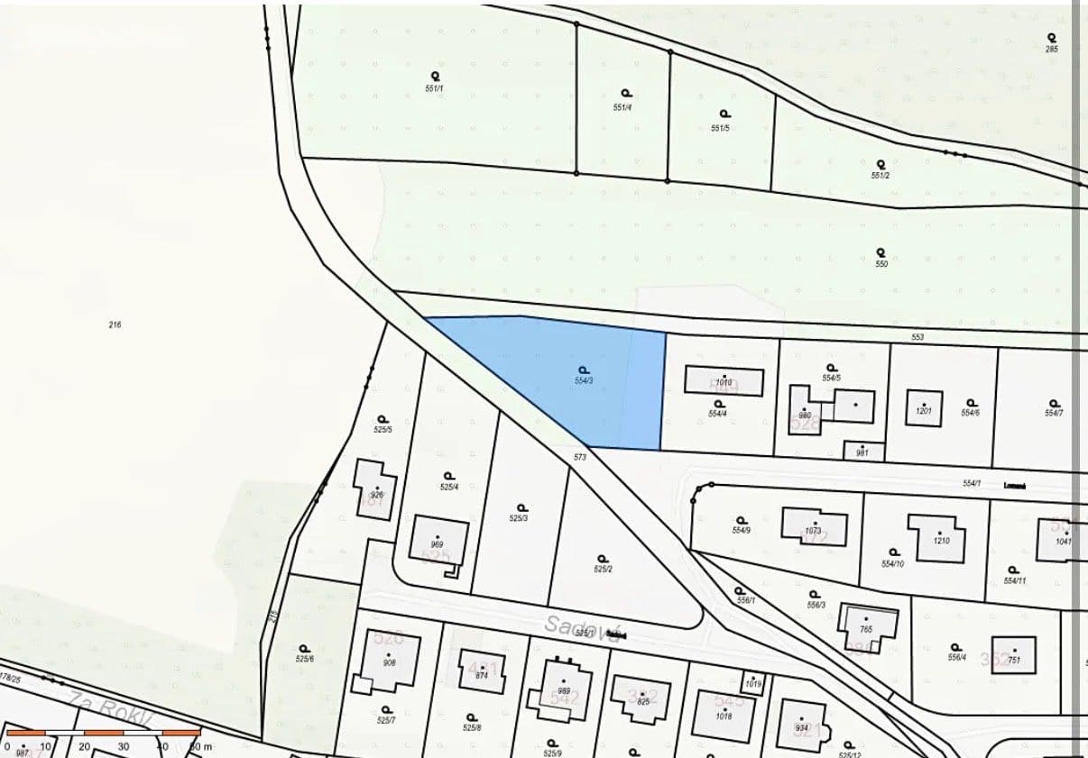 plot for sale, 1,298 m², Statenice, Středočeský Region plot for sale, 1,298 m², Statenice, Středočeský Region