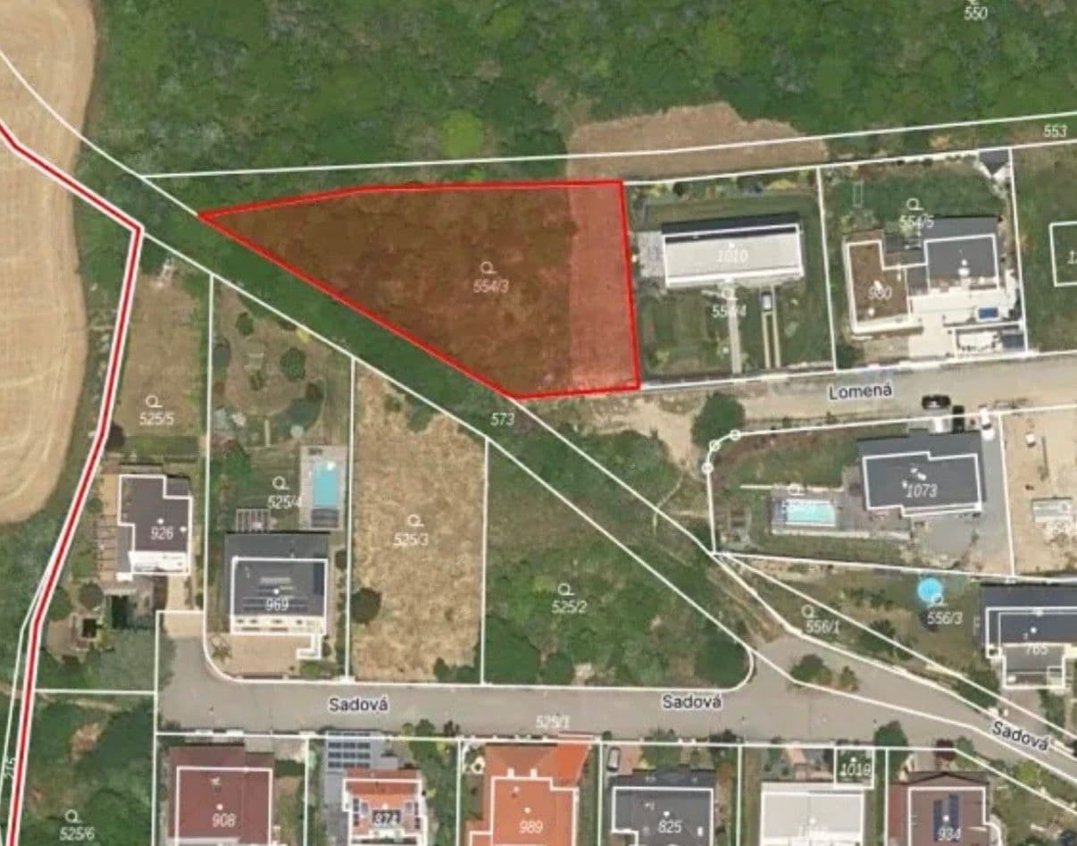 plot for sale, 1,298 m², Statenice, Středočeský Region plot for sale, 1,298 m², Statenice, Středočeský Region