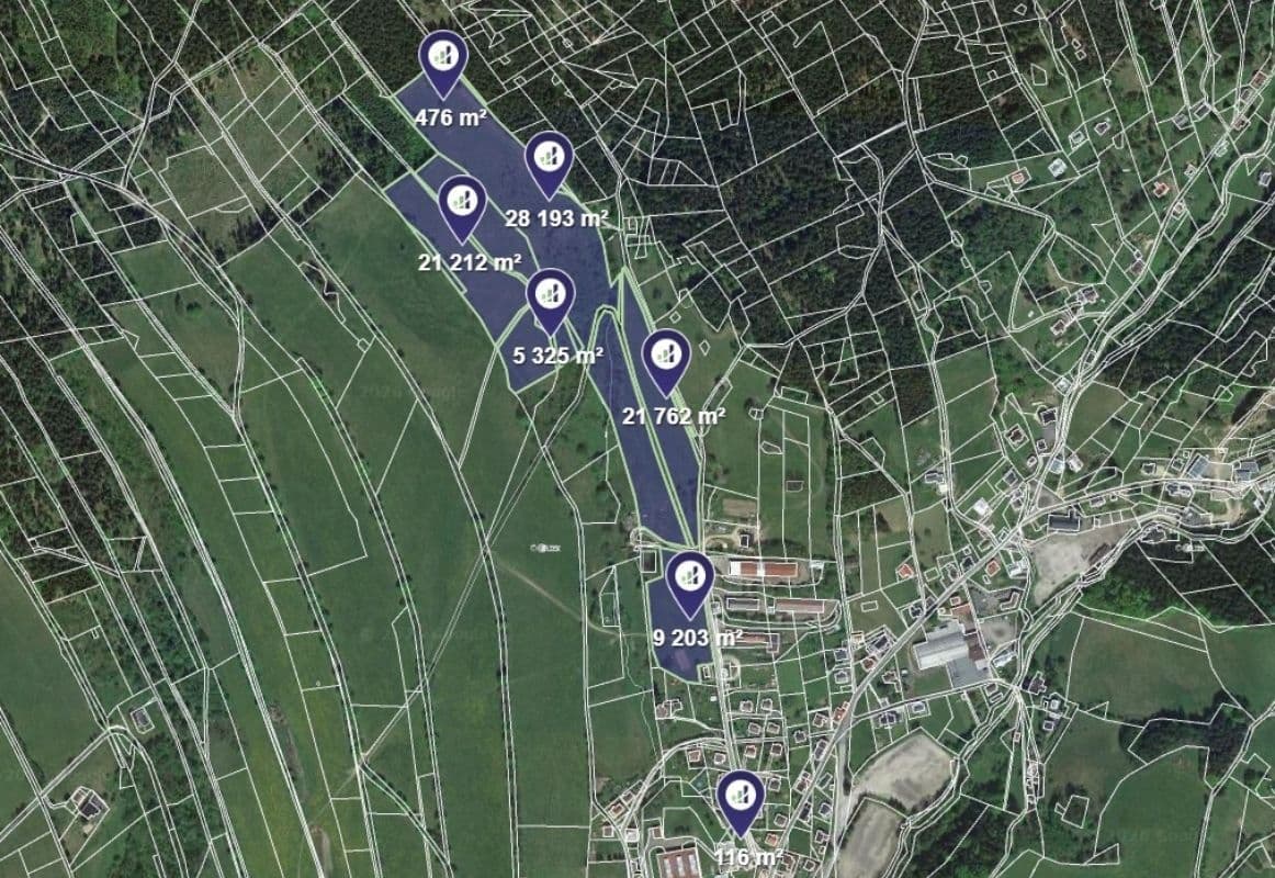 plot for sale, 5,393 m², Rokytnice nad Jizerou, Liberecký Region plot for sale, 5,393 m², Rokytnice nad Jizerou, Liberecký Region