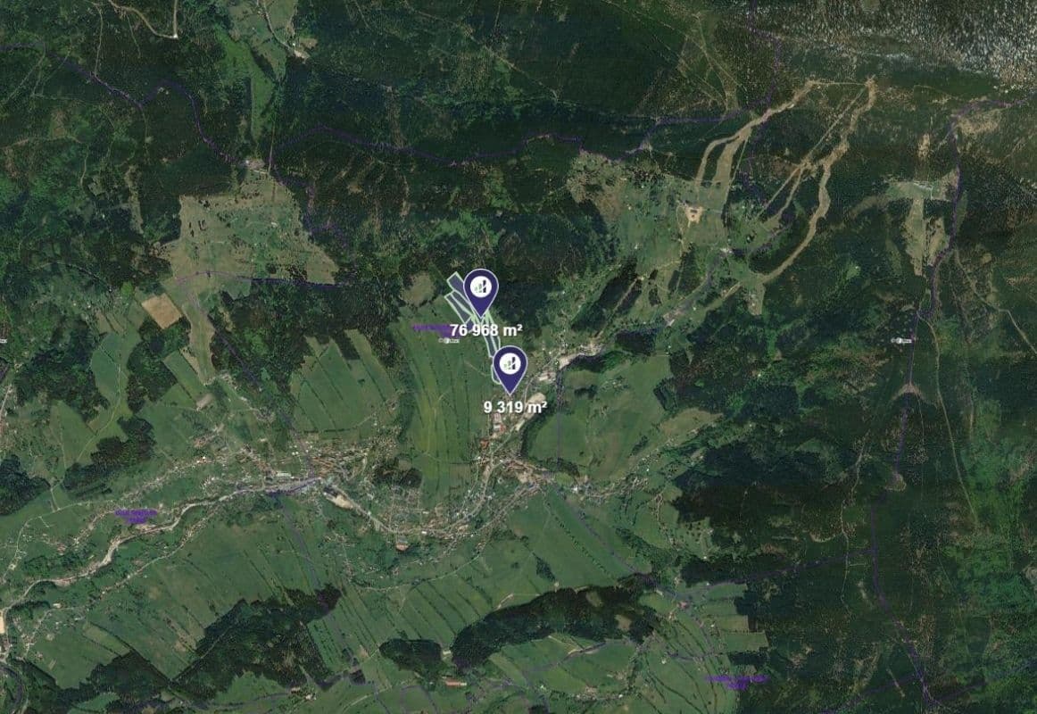 plot for sale, 5,393 m², Rokytnice nad Jizerou, Liberecký Region plot for sale, 5,393 m², Rokytnice nad Jizerou, Liberecký Region