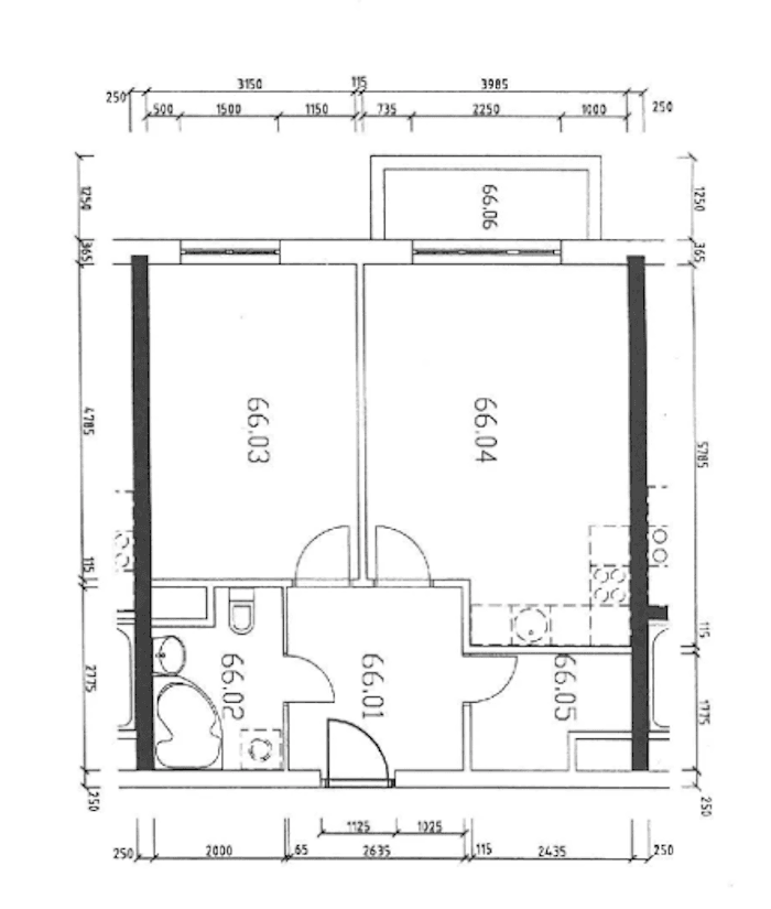1 bedroom with open-plan kitchen flat to rent, 52 m², Mattioliho, Prague, Prague 1 bedroom with open-plan kitchen flat to rent, 52 m², Mattioliho, Prague, Prague
