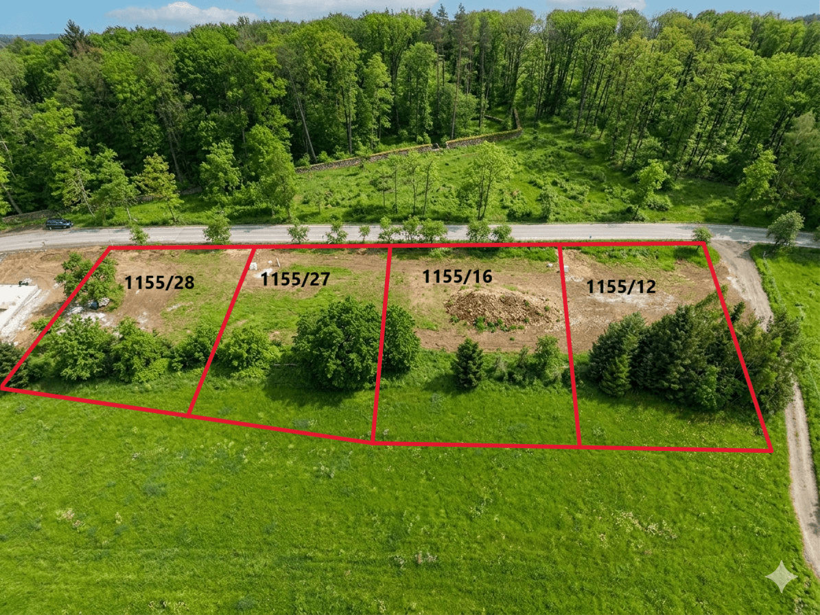 plot for sale, 1,094 m², Dírná, Jihočeský Region plot for sale, 1,094 m², Dírná, Jihočeský Region