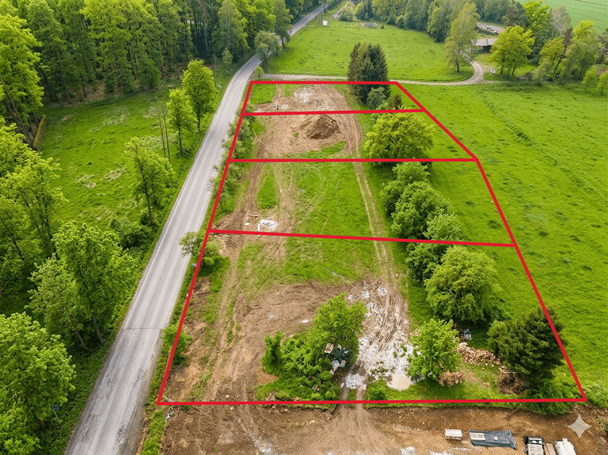 plot for sale, 1,094 m², Dírná, Jihočeský Region plot for sale, 1,094 m², Dírná, Jihočeský Region