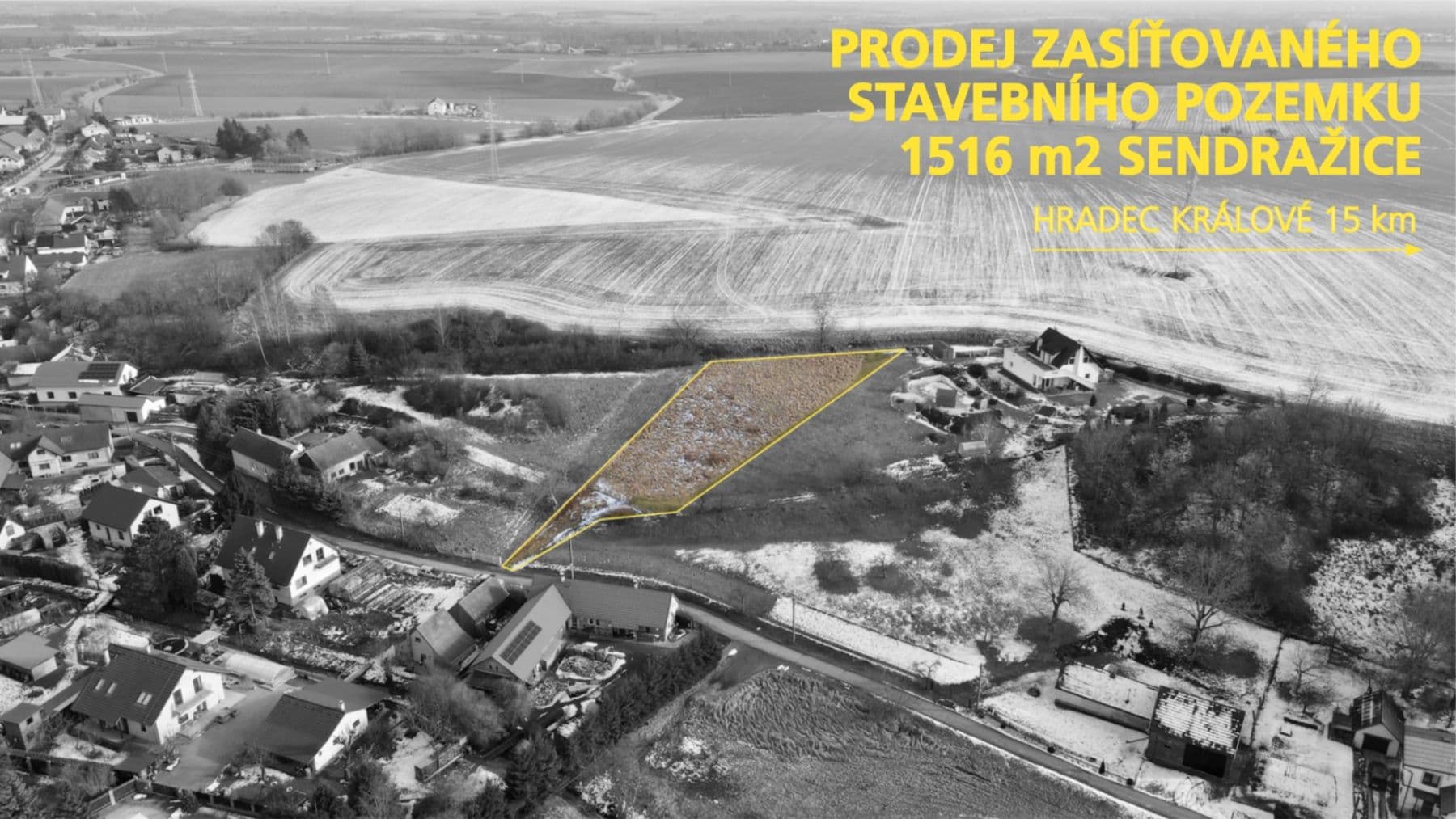 plot for sale, 1,516 m², Sendražice, Královéhradecký Region plot for sale, 1,516 m², Sendražice, Královéhradecký Region