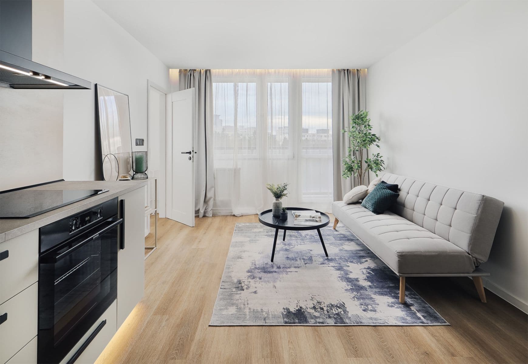 3 bedroom with open-plan kitchen flat for sale, 76 m², Chmelová, Prague, Prague 3 bedroom with open-plan kitchen flat for sale, 76 m², Chmelová, Prague, Prague