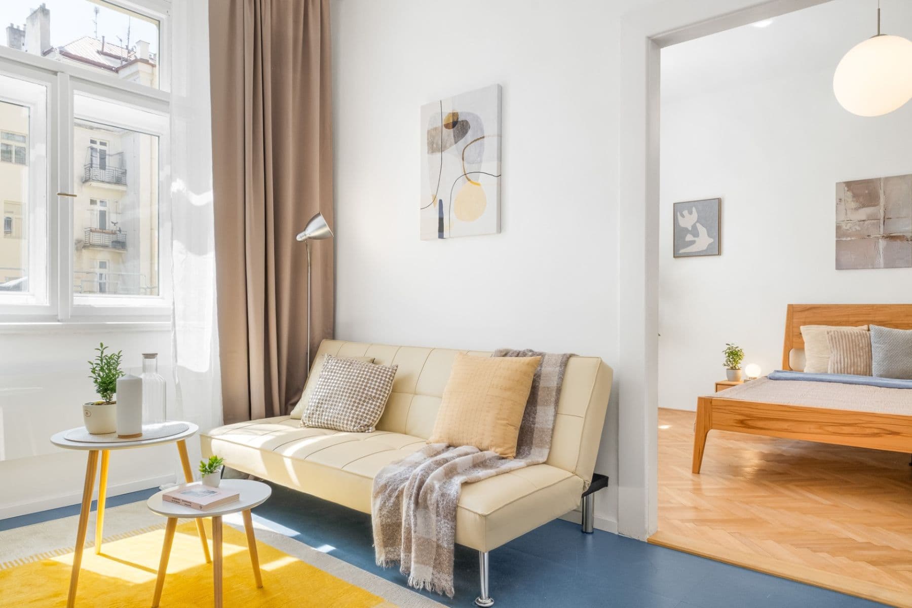1 bedroom with open-plan kitchen flat to rent, 47 m², Pod Zvonařkou, Prague, Prague 1 bedroom with open-plan kitchen flat to rent, 47 m², Pod Zvonařkou, Prague, Prague