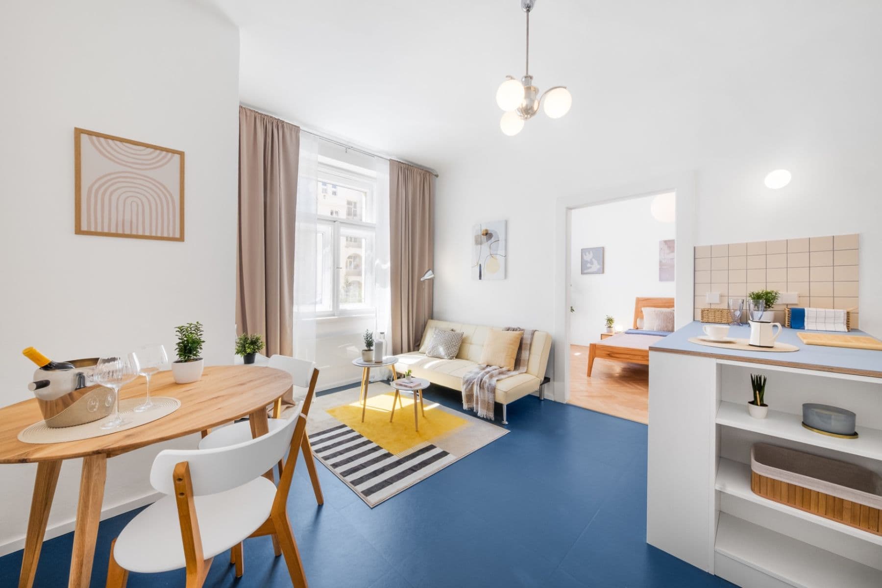 1 bedroom with open-plan kitchen flat to rent, 47 m², Pod Zvonařkou, Prague, Prague 1 bedroom with open-plan kitchen flat to rent, 47 m², Pod Zvonařkou, Prague, Prague