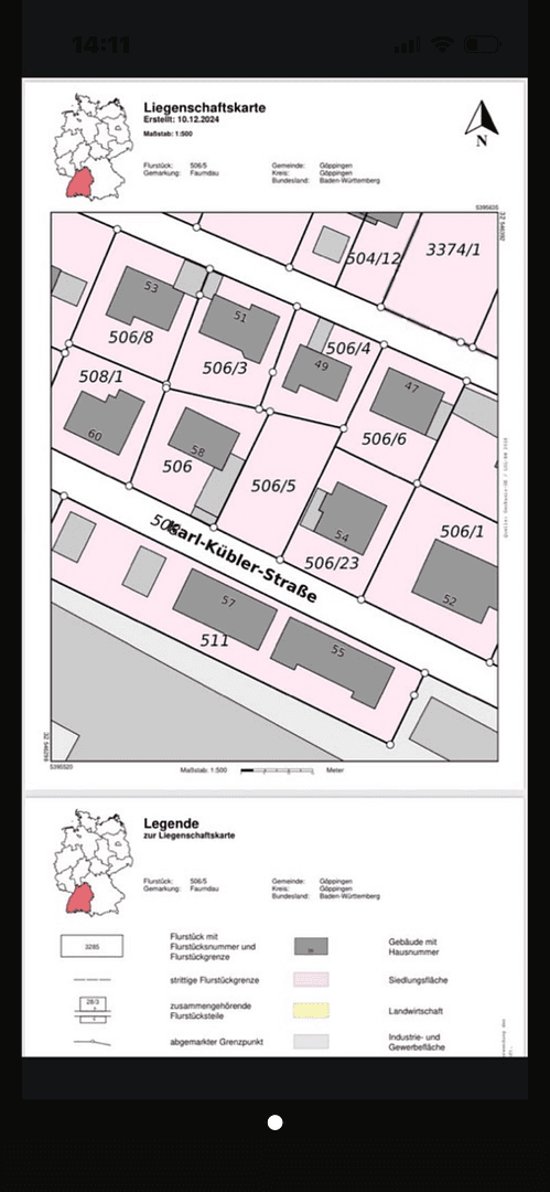 plot for sale, 446 m², Karl-Kübler-Straße 56, Göppingen, Baden-Württemberg plot for sale, 446 m², Karl-Kübler-Straße 56, Göppingen, Baden-Württemberg