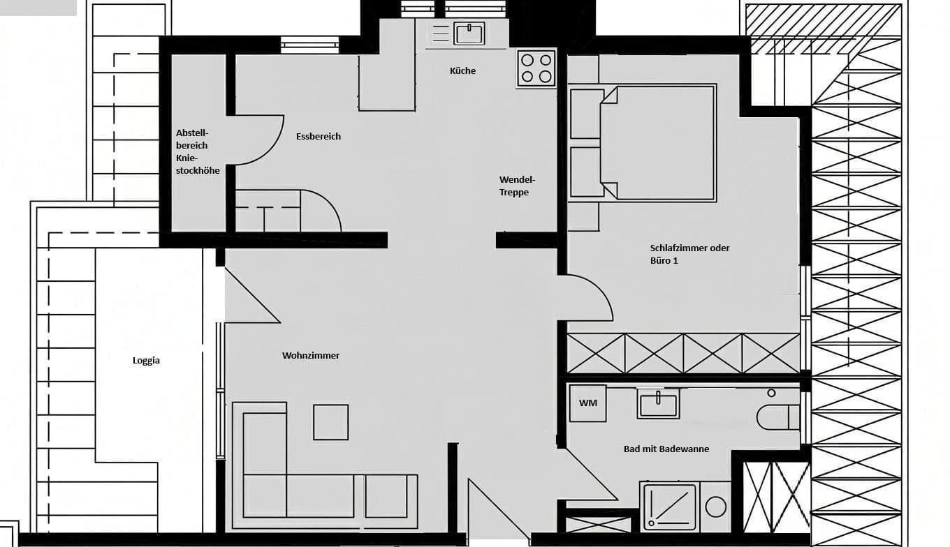 2 bedroom with open-plan kitchen flat to rent, 78 m², Villingen-Schwenningen, Baden-Württemberg 2 bedroom with open-plan kitchen flat to rent, 78 m², Villingen-Schwenningen, Baden-Württemberg