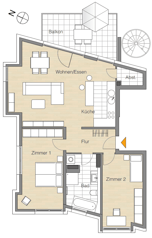 2 bedroom with open-plan kitchen flat for sale, 99 m², Ludwigstr. 45, Stuttgart, Baden-Württemberg 2 bedroom with open-plan kitchen flat for sale, 99 m², Ludwigstr. 45, Stuttgart, Baden-Württemberg