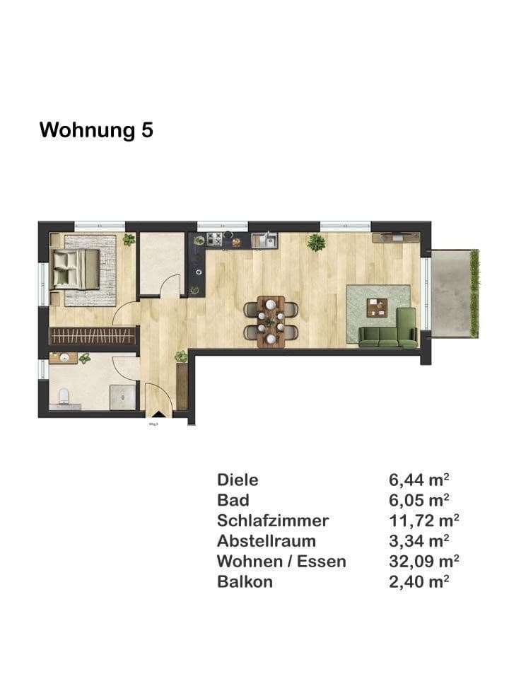 2 bedroom flat to rent, 60 m², Blumenstraße 17, Münzenberg, Hesse 2 bedroom flat to rent, 60 m², Blumenstraße 17, Münzenberg, Hesse