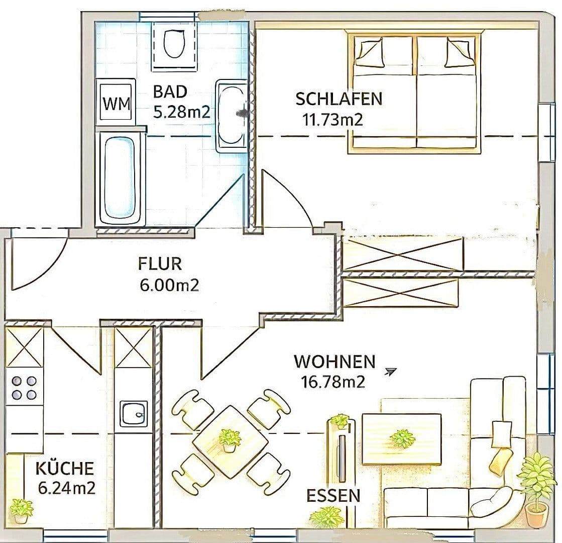 2 bedroom flat for sale, 45 m², Regensburg, Bavaria 2 bedroom flat for sale, 45 m², Regensburg, Bavaria