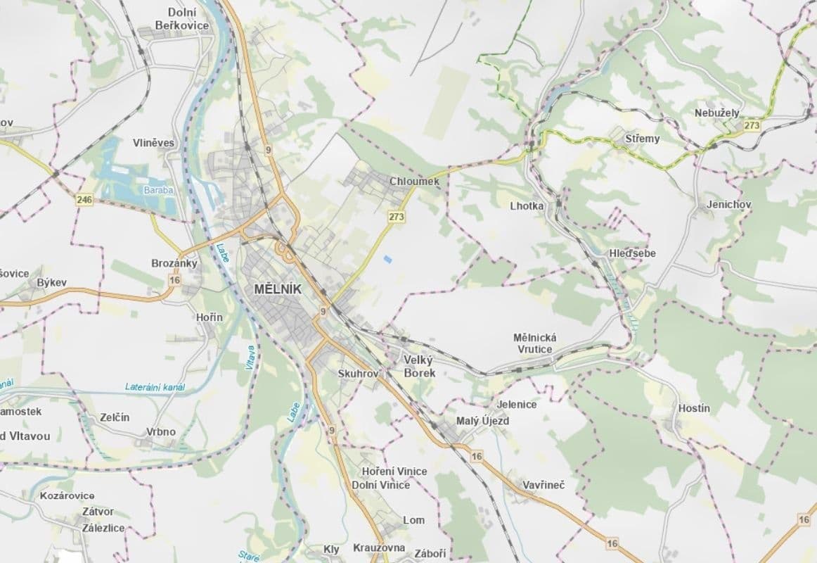 plot for sale, 1,677 m², Mělník, Středočeský Region plot for sale, 1,677 m², Mělník, Středočeský Region