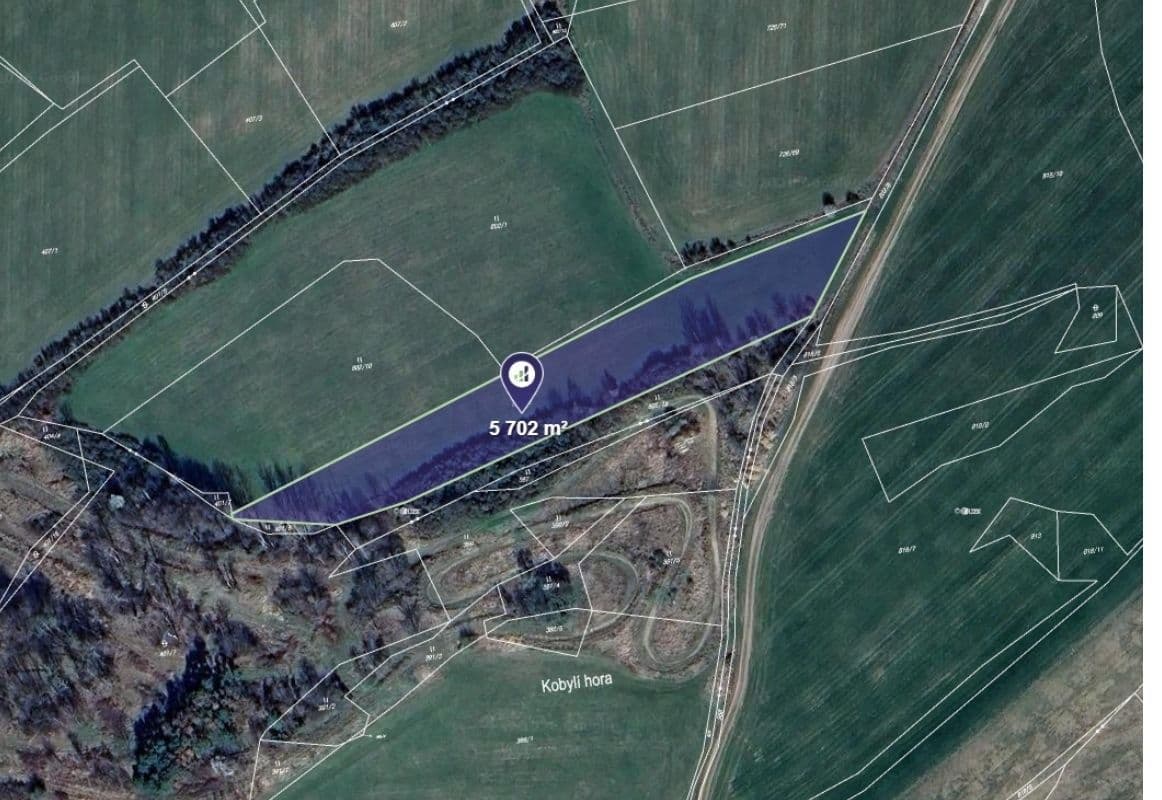 plot for sale, 5,702 m², Bystřice, Středočeský Region plot for sale, 5,702 m², Bystřice, Středočeský Region