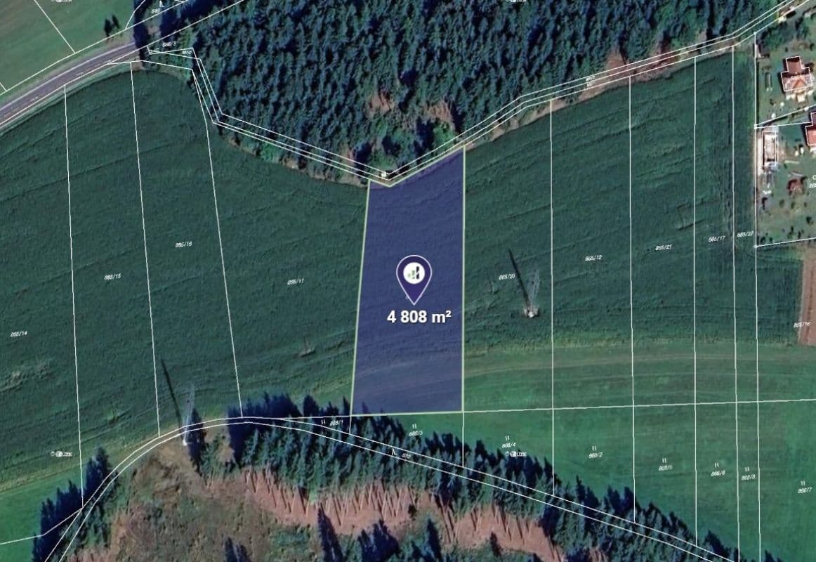 plot for sale, 4,808 m², Hamry nad Sázavou, Vysočina Region plot for sale, 4,808 m², Hamry nad Sázavou, Vysočina Region
