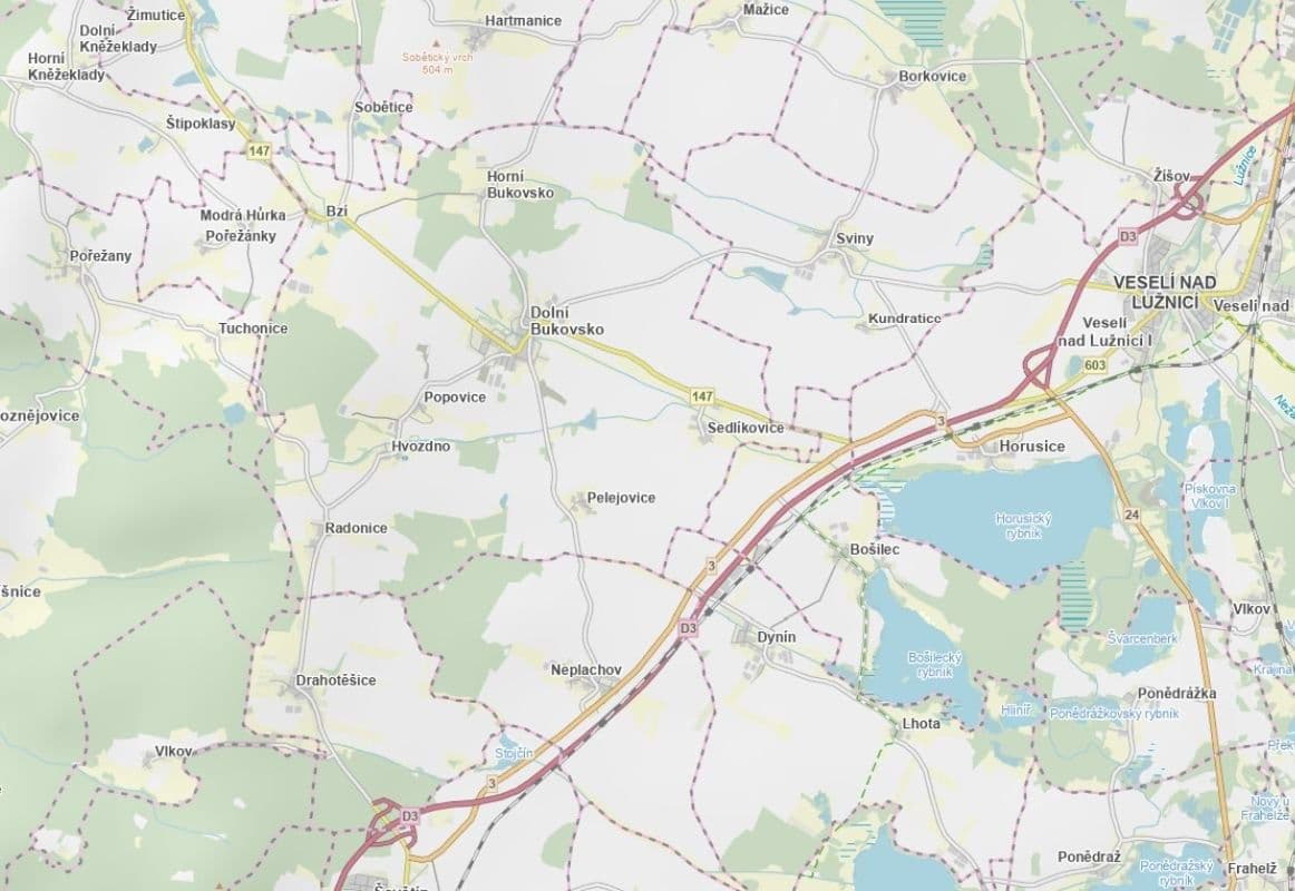 plot for sale, 3,256 m², Dolní Bukovsko, Jihočeský Region plot for sale, 3,256 m², Dolní Bukovsko, Jihočeský Region