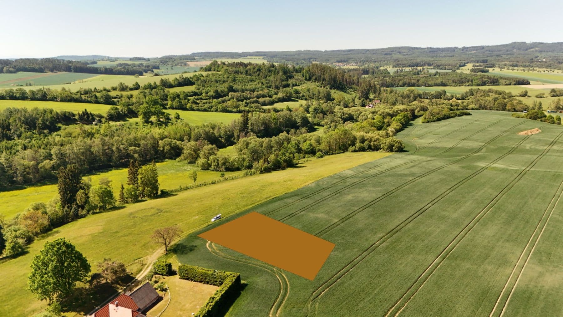 plot for sale, 1,150 m², Rožmitál pod Třemšínem, Středočeský Region plot for sale, 1,150 m², Rožmitál pod Třemšínem, Středočeský Region
