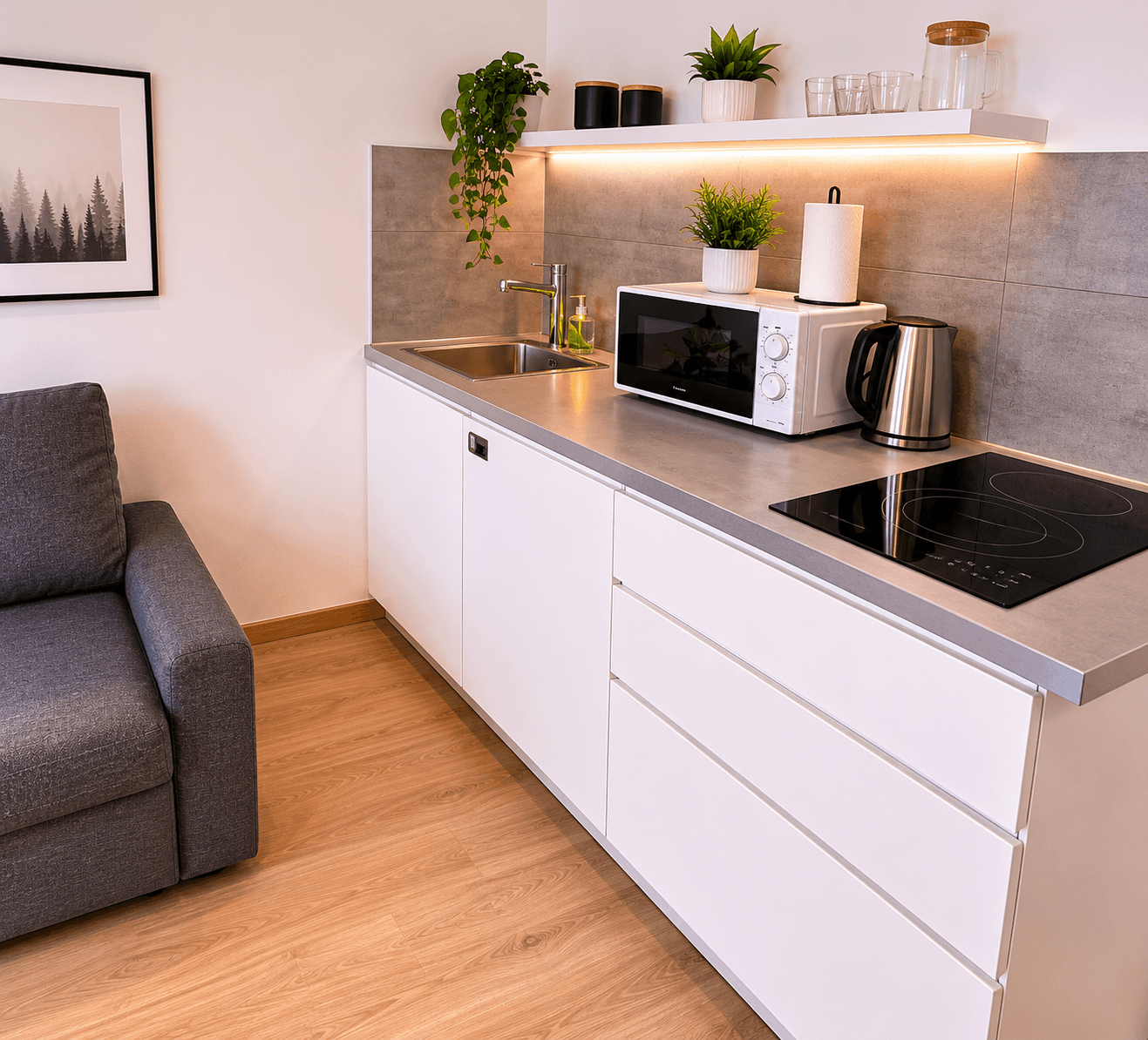 1 bedroom with open-plan kitchen flat to rent, 56 m², U Mlýnského kanálu, Prague, Prague 1 bedroom with open-plan kitchen flat to rent, 56 m², U Mlýnského kanálu, Prague, Prague