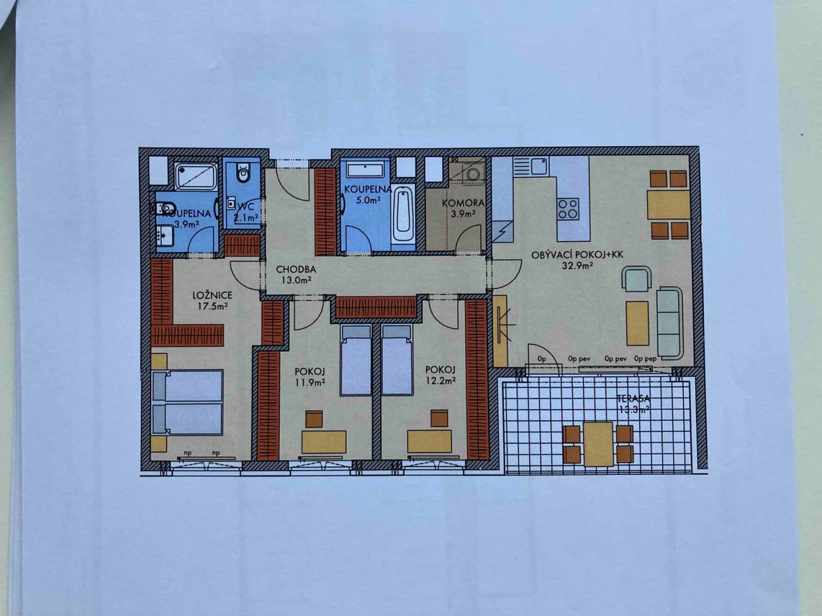 3 bedroom with open-plan kitchen flat for sale, 108 m², Stočesova, Prague, Prague 3 bedroom with open-plan kitchen flat for sale, 108 m², Stočesova, Prague, Prague