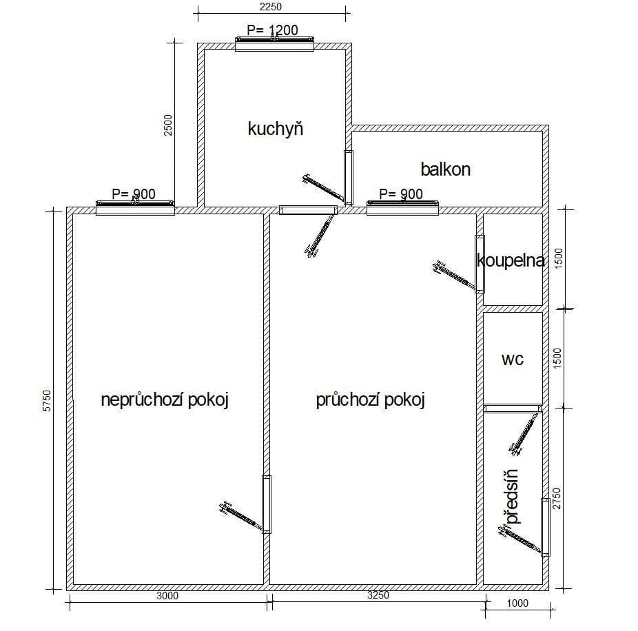2 bedroom flat to rent, 43 m², Francouzská, Brno, Jihomoravský Region 2 bedroom flat to rent, 43 m², Francouzská, Brno, Jihomoravský Region