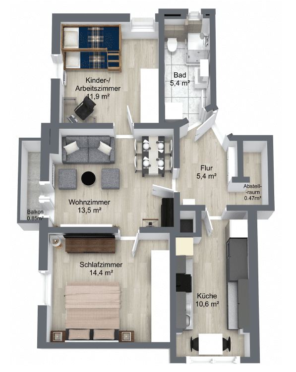 3 bedroom flat to rent, 62 m², Brückenstraße 55, Stuttgart, Baden-Württemberg 3 bedroom flat to rent, 62 m², Brückenstraße 55, Stuttgart, Baden-Württemberg