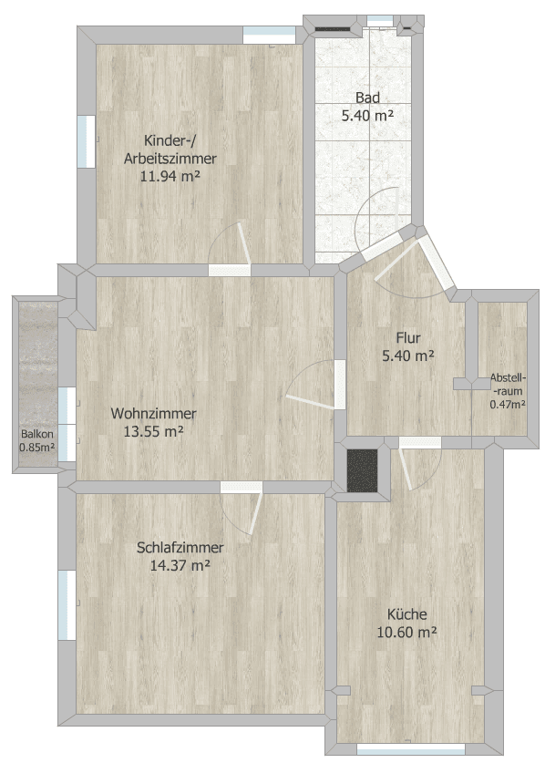 3 bedroom flat to rent, 62 m², Brückenstraße 55, Stuttgart, Baden-Württemberg 3 bedroom flat to rent, 62 m², Brückenstraße 55, Stuttgart, Baden-Württemberg