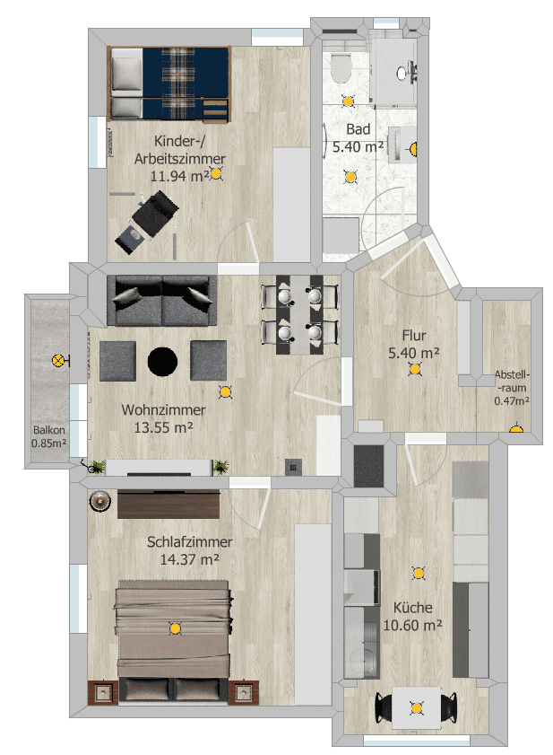 3 bedroom flat to rent, 62 m², Brückenstraße 55, Stuttgart, Baden-Württemberg 3 bedroom flat to rent, 62 m², Brückenstraße 55, Stuttgart, Baden-Württemberg