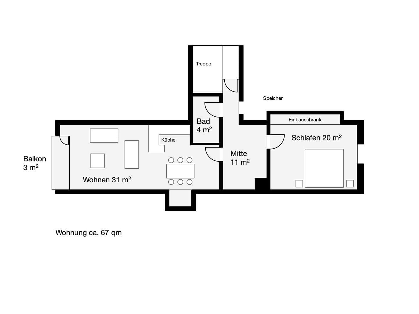 1 bedroom with open-plan kitchen flat to rent, 67 m², Ludwigstraße 25, Gammeldorf, Bavaria 1 bedroom with open-plan kitchen flat to rent, 67 m², Ludwigstraße 25, Gammeldorf, Bavaria