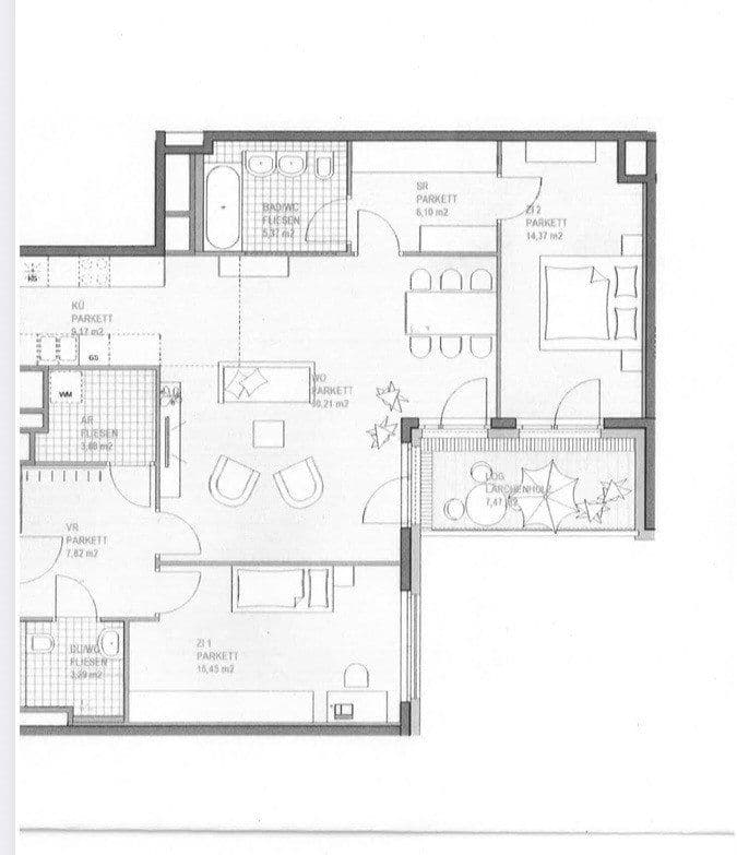 3 bedroom flat to rent, 96 m², Handelskai 132A, Wien, Vienna 3 bedroom flat to rent, 96 m², Handelskai 132A, Wien, Vienna