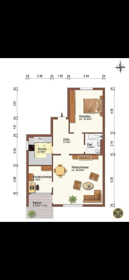 1 bedroom with open-plan kitchen flat for sale, 76 m², Robert-Koch-Straße 10, Ottobrunn, Bavaria 1 bedroom with open-plan kitchen flat for sale, 76 m², Robert-Koch-Straße 10, Ottobrunn, Bavaria
