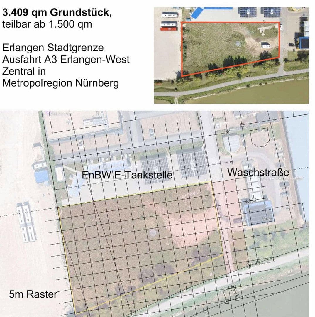 plot for sale, 3,409 m², Im Gewerbepark 19, Heßdorf, Bavaria plot for sale, 3,409 m², Im Gewerbepark 19, Heßdorf, Bavaria