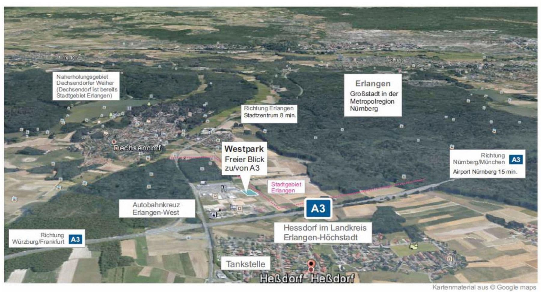 plot for sale, 3,409 m², Im Gewerbepark 19, Heßdorf, Bavaria plot for sale, 3,409 m², Im Gewerbepark 19, Heßdorf, Bavaria