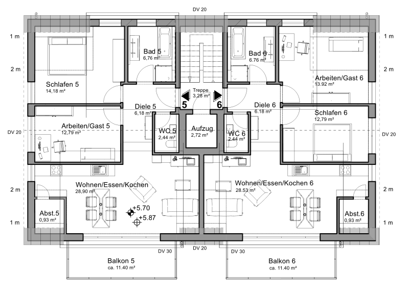 2 bedroom with open-plan kitchen flat to rent, 75 m², Meßkirch, Baden-Württemberg 2 bedroom with open-plan kitchen flat to rent, 75 m², Meßkirch, Baden-Württemberg