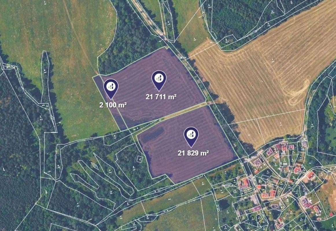 plot for sale, 45,640 m², Přídolí, Jihočeský Region plot for sale, 45,640 m², Přídolí, Jihočeský Region