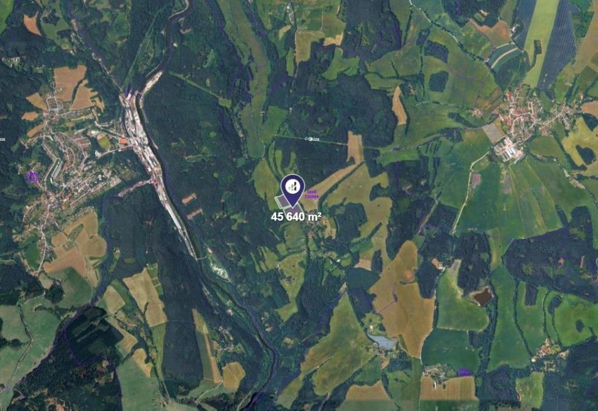 plot for sale, 45,640 m², Přídolí, Jihočeský Region plot for sale, 45,640 m², Přídolí, Jihočeský Region