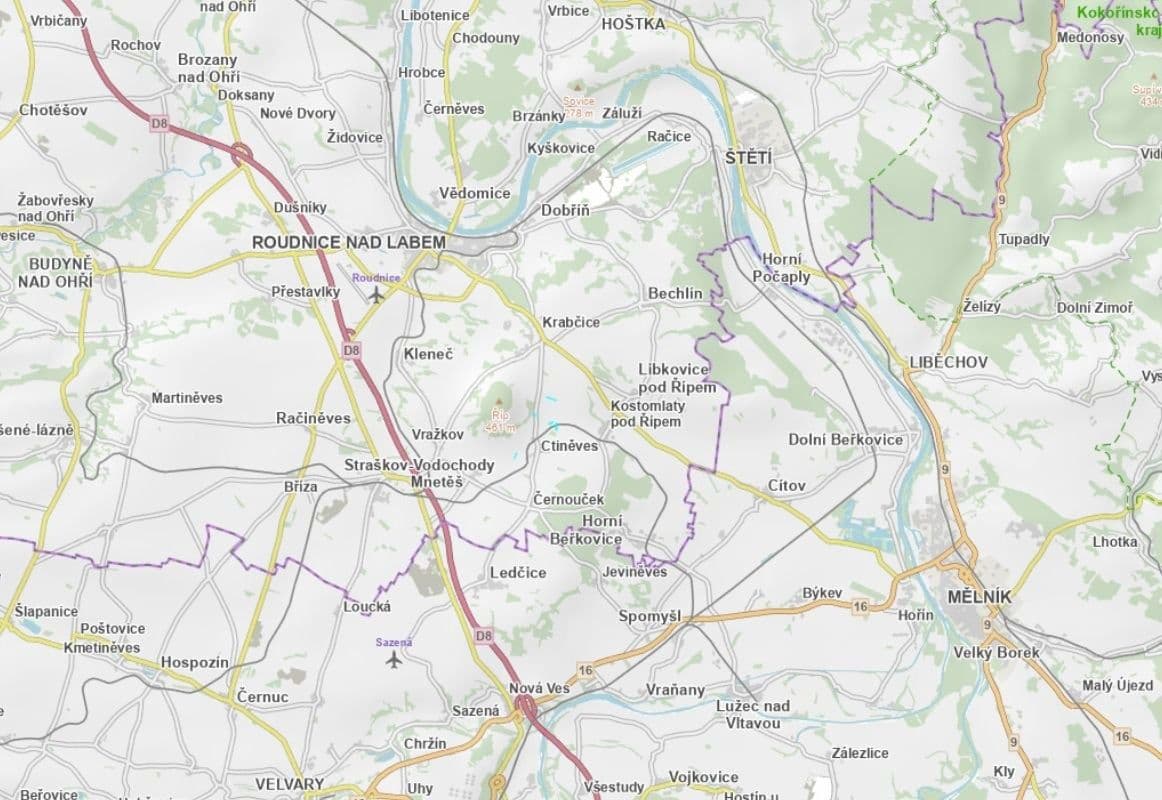 plot for sale, 18,782 m², Ctiněves, Ústecký Region plot for sale, 18,782 m², Ctiněves, Ústecký Region