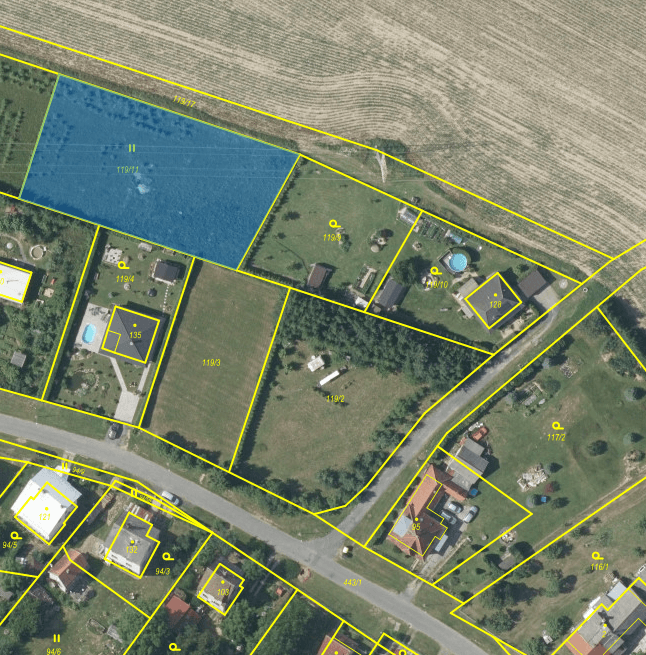 plot for sale, 1,968 m², Úžice, Středočeský Region plot for sale, 1,968 m², Úžice, Středočeský Region