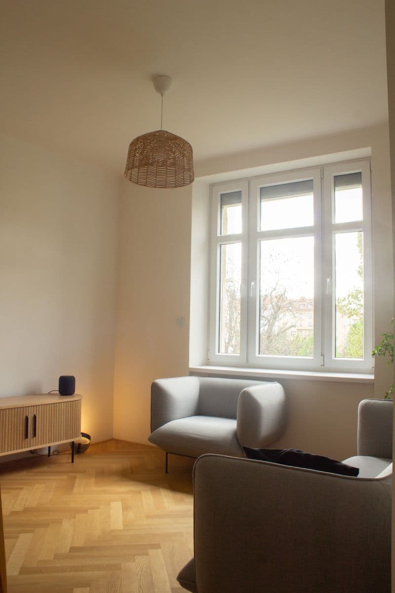 2 bedroom with open-plan kitchen flat to rent, 69 m², Čajkovského, Prague, Prague 2 bedroom with open-plan kitchen flat to rent, 69 m², Čajkovského, Prague, Prague