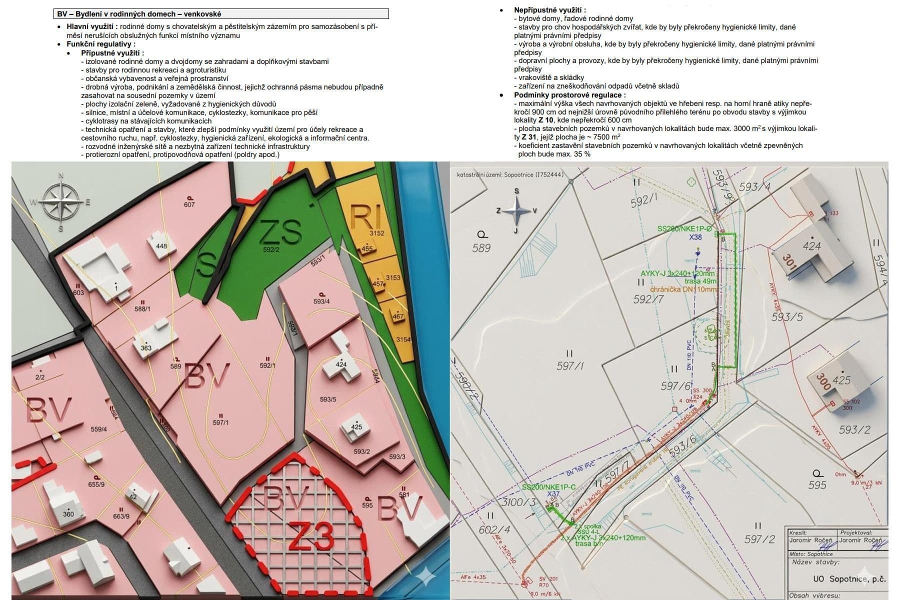 plot for sale, 540 m², Sopotnice, Pardubický Region plot for sale, 540 m², Sopotnice, Pardubický Region