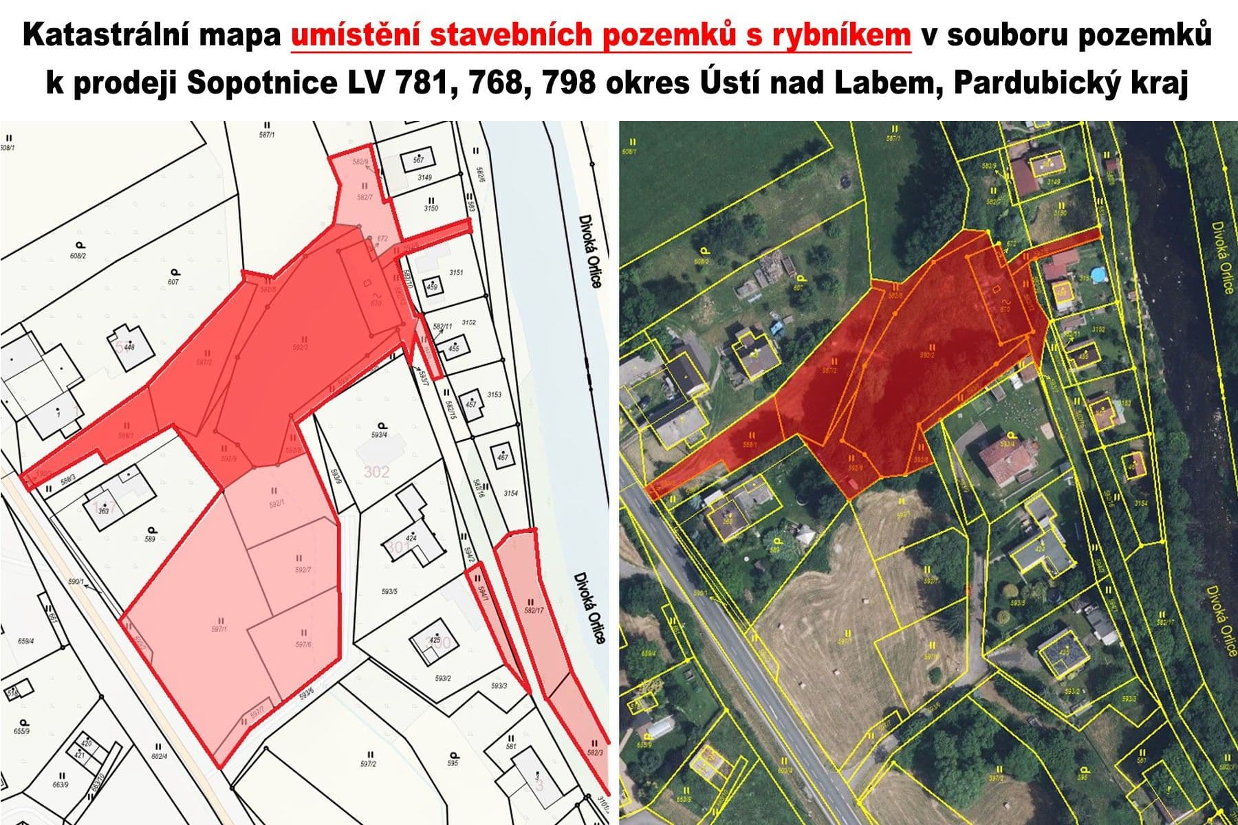 plot for sale, 3,852 m², Sopotnice, Pardubický Region plot for sale, 3,852 m², Sopotnice, Pardubický Region