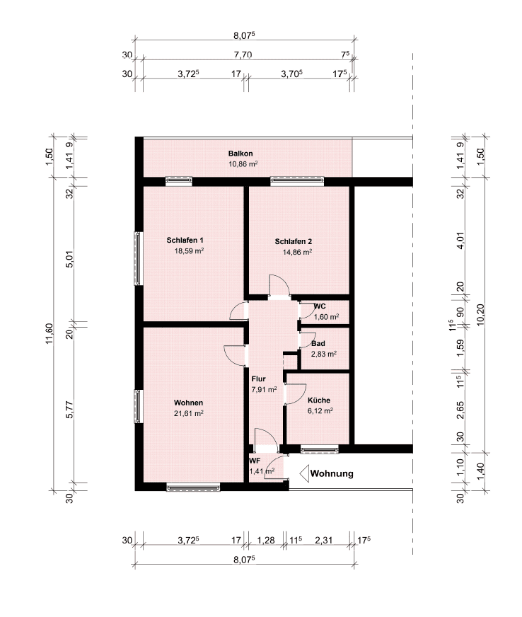 3 bedroom flat to rent, 80 m², Baccarat-Straße 13, Gernsbach, Baden-Württemberg 3 bedroom flat to rent, 80 m², Baccarat-Straße 13, Gernsbach, Baden-Württemberg