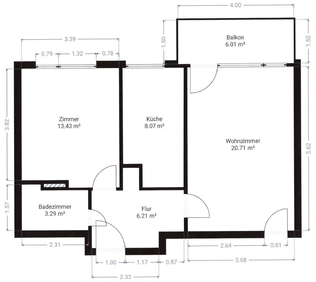 2 bedroom flat to rent, 55 m², Fürstenwalder Straße 2, Hanover, Lower Saxony 2 bedroom flat to rent, 55 m², Fürstenwalder Straße 2, Hanover, Lower Saxony
