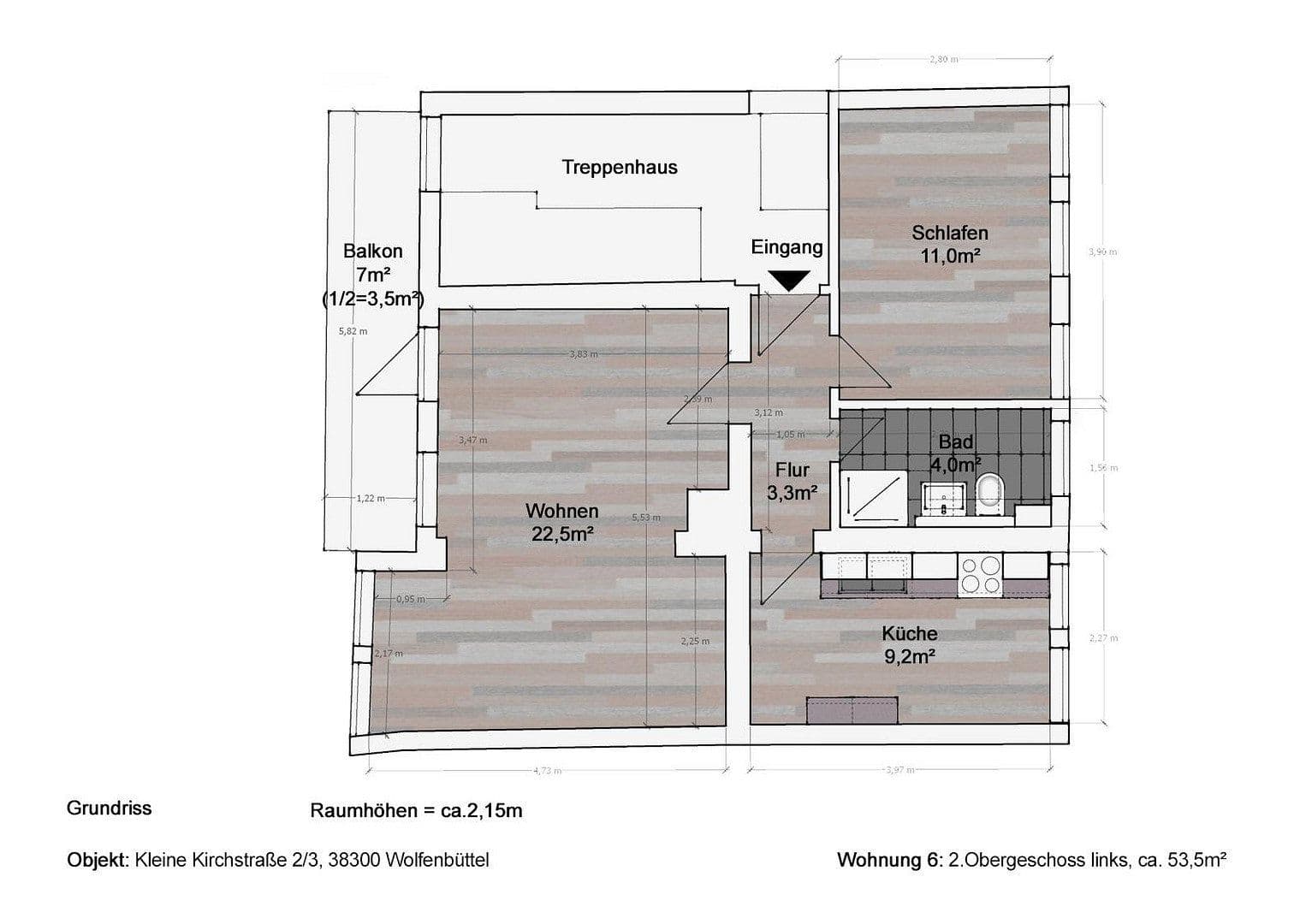 2 bedroom flat to rent, 54 m², Kleine Kirchstr. 3, Wolfenbüttel, Lower Saxony 2 bedroom flat to rent, 54 m², Kleine Kirchstr. 3, Wolfenbüttel, Lower Saxony