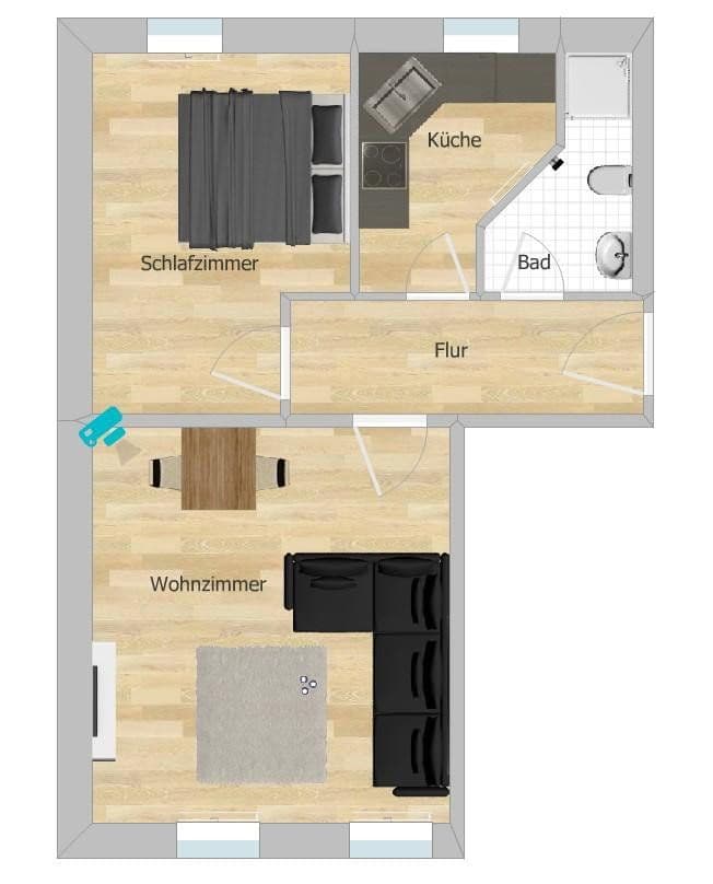 2 bedroom flat to rent, 45 m², Breite Straße 2, Hohenstein-Ernstthal, Saxony 2 bedroom flat to rent, 45 m², Breite Straße 2, Hohenstein-Ernstthal, Saxony