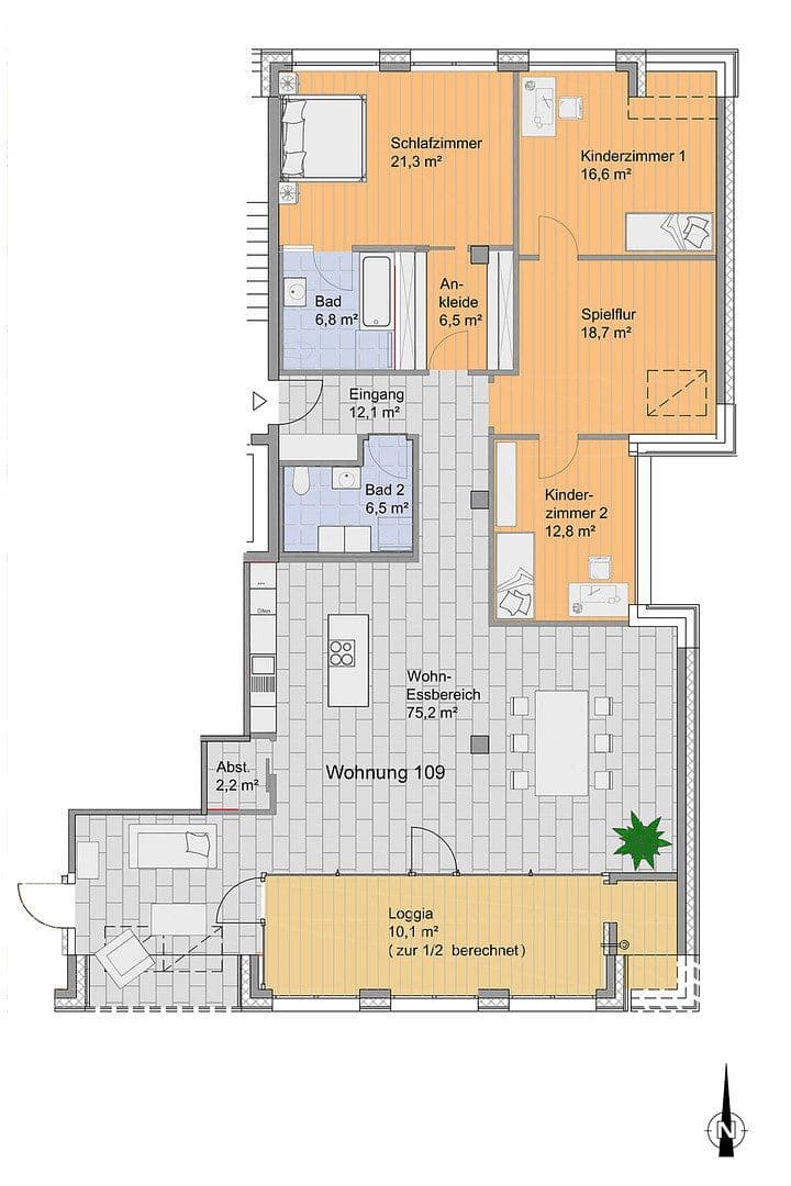 5 bedroom flat to rent, 194 m², Hauptstr. 29, Leinfelden-Echterdingen, Baden-Württemberg 5 bedroom flat to rent, 194 m², Hauptstr. 29, Leinfelden-Echterdingen, Baden-Württemberg