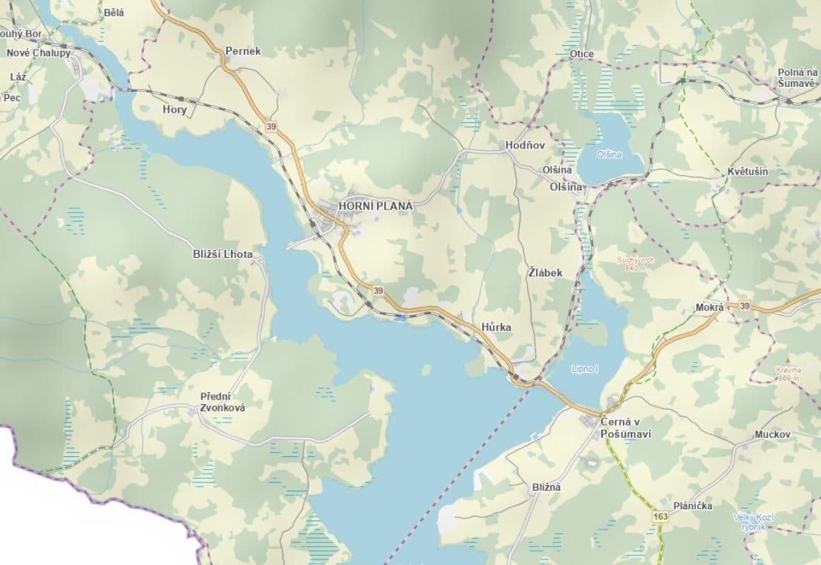 plot for sale, 15,988 m², Horní Planá, Jihočeský Region plot for sale, 15,988 m², Horní Planá, Jihočeský Region