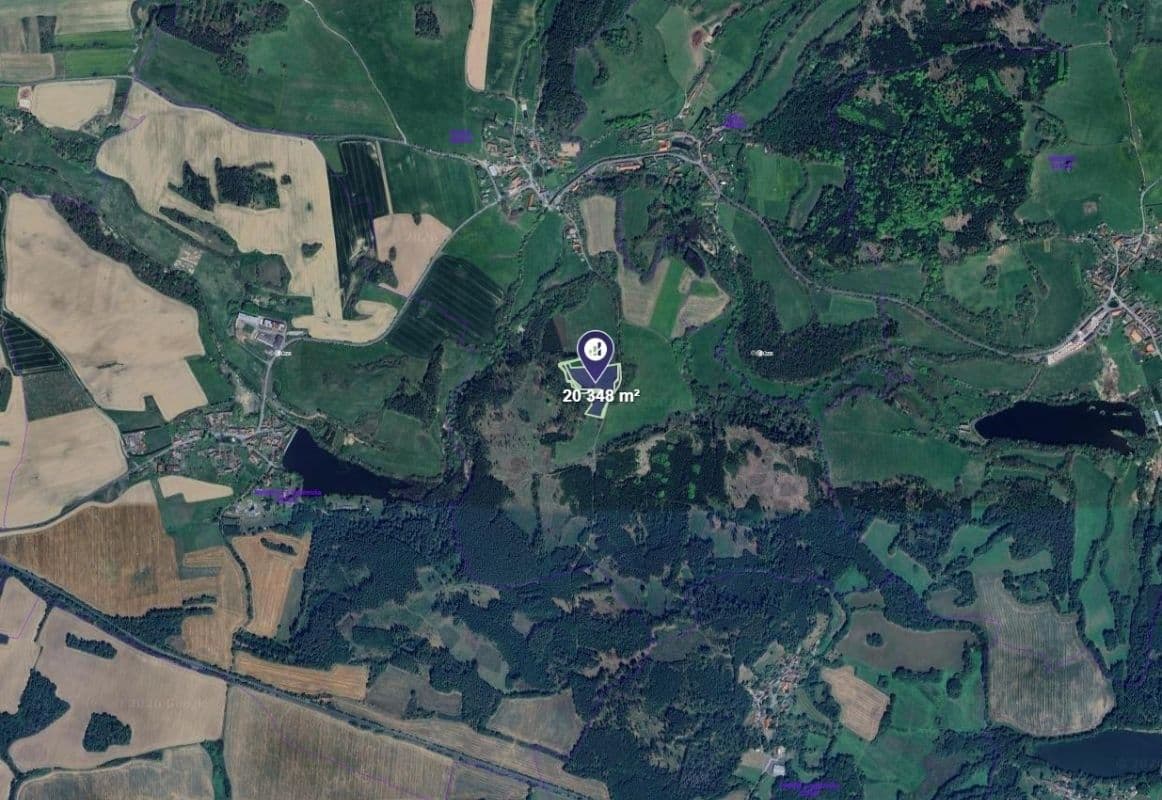 plot for sale, 20,348 m², Čmelíny, Plzeňský Region plot for sale, 20,348 m², Čmelíny, Plzeňský Region