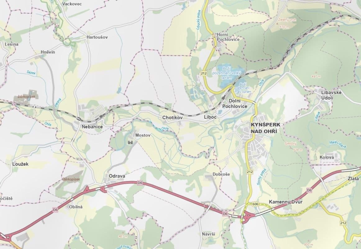 plot for sale, 2,254 m², Odrava, Karlovarský Region plot for sale, 2,254 m², Odrava, Karlovarský Region