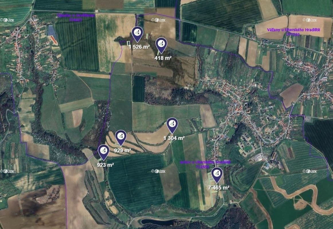 plot for sale, 12,565 m², Ořechov, Zlínský Region plot for sale, 12,565 m², Ořechov, Zlínský Region