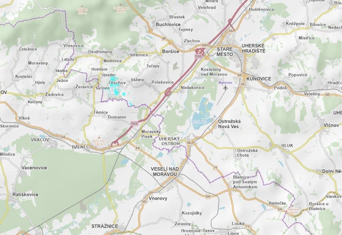 plot for sale, 12,565 m², Ořechov, Zlínský Region plot for sale, 12,565 m², Ořechov, Zlínský Region